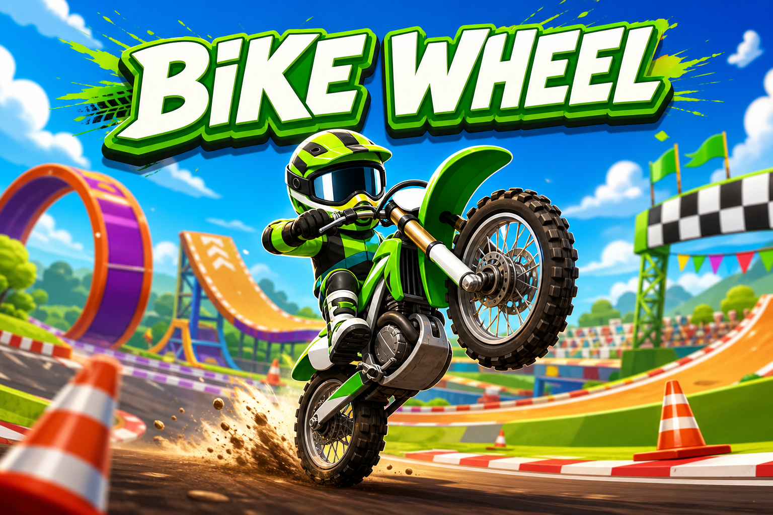 Bike Wheel — Unity Arcade game