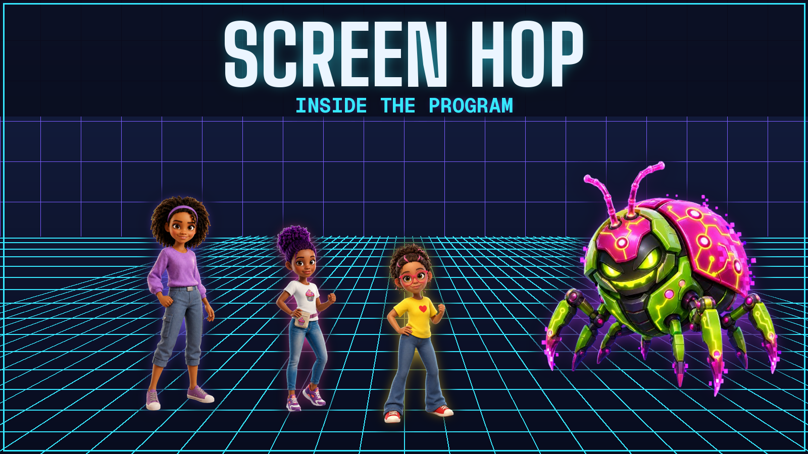 Screen Hop 3D — Academic · Multi-subject game