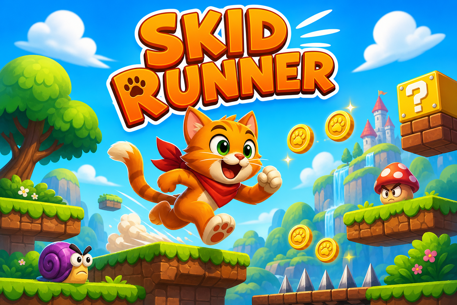 Skid Runner — Unity Arcade game